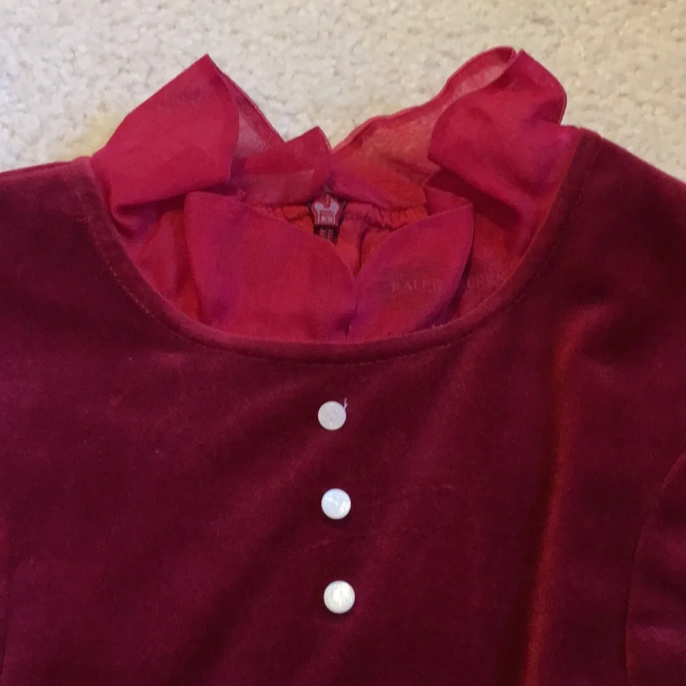 EUC Ralph Lauren velvet dress